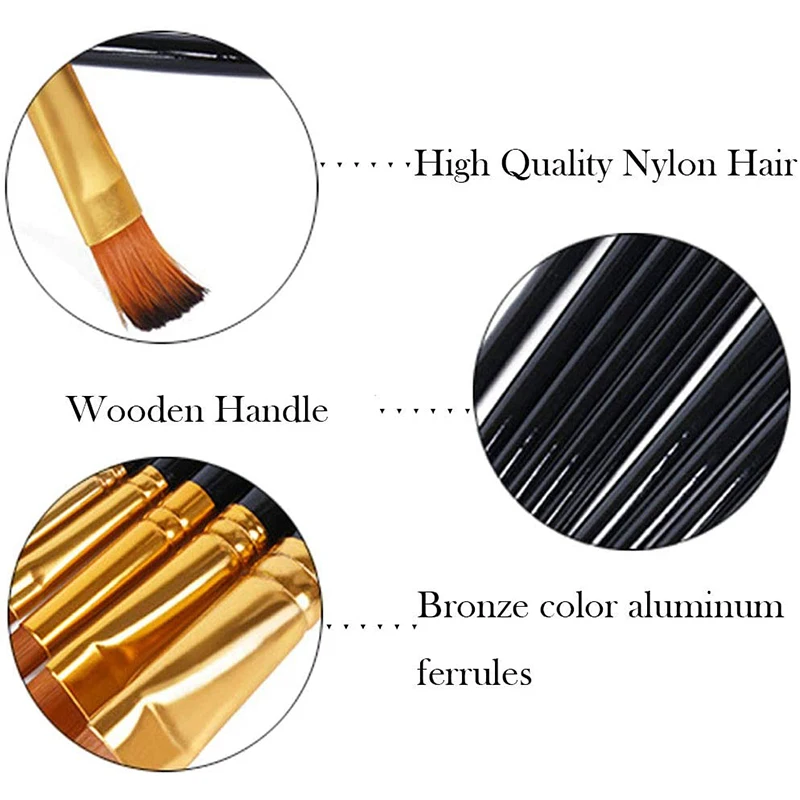 

18Pcs Artist Paint Brush Set for Acrylic, Oil, Watercolor, Art, Scale Model, Face, Gouache Painting