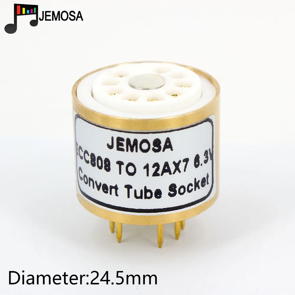 1 шт. трубка ECC808 (сверху) на 12AX7 12AU7 ECC81 ECC82 ECC83 (снизу) 6 3 в DIY аудио усилитель