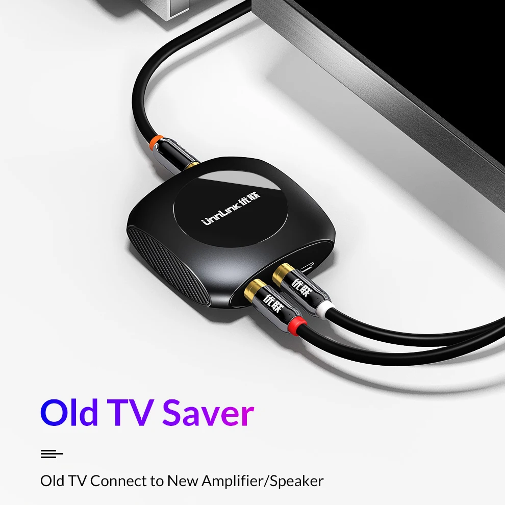 Аналогово-цифровой аудио преобразователь Unnlink 96 кГц оптический коаксиальный