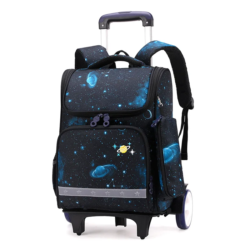 Trolley Children School Bags Mochila Kids Backpacks With Wheel Trolley Luggage For Girls Boys backpack Escolar Backbag Schoolbag