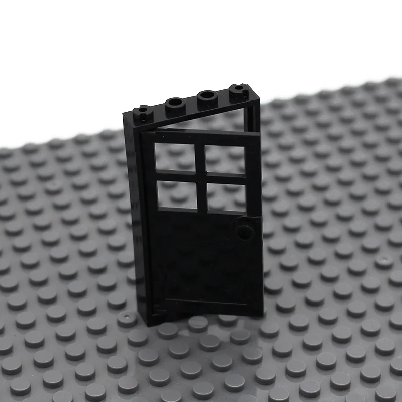 picture show 30pcs Кубики Moc Ландшафтная архитектура двери и окна DIY Интеллектуальный блок совместим со сборками частиц my city window - Цвет: picture show 30pcs