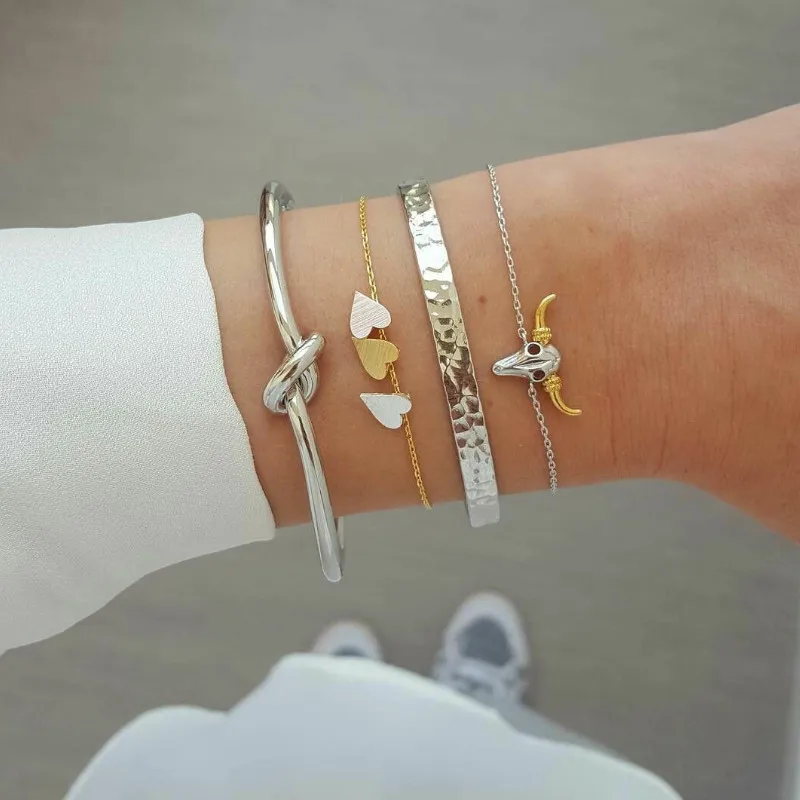 

2021 Women New Knotted Love Bull Head Bracelet Jewelry Gifts