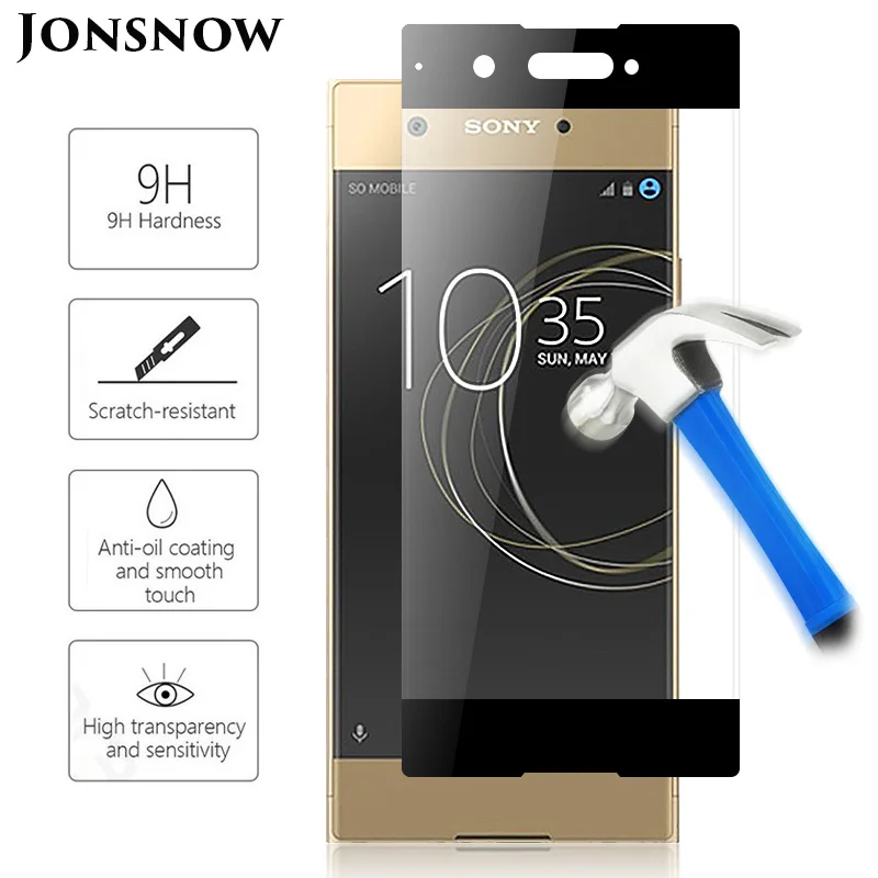 

JONSNOW Full Screen Tempered Glass For Sony Xperia XA1 G3112 G3116 G3121 9H Explosion-proof Screen Protector Protective Film