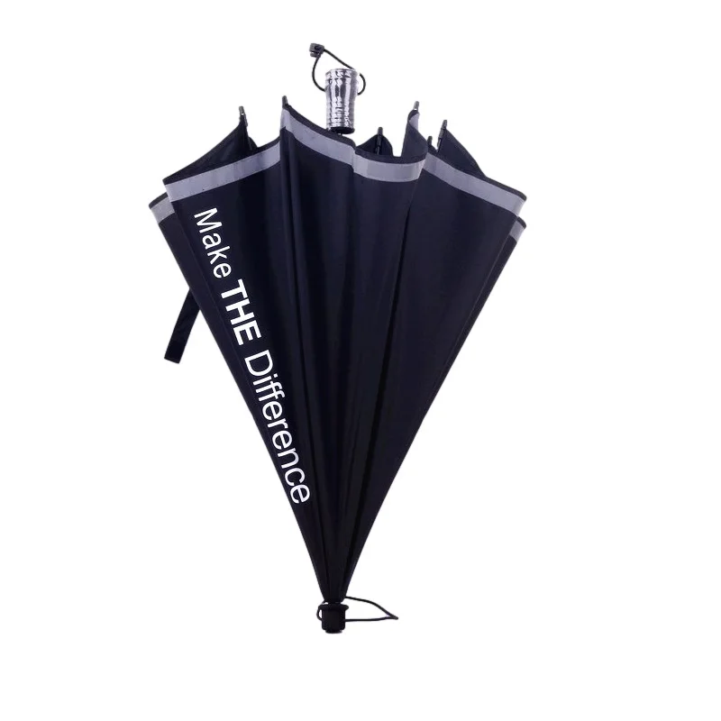 Зонт мужской прямой с длинной ручкой компактный Ветрозащитный от дождя из