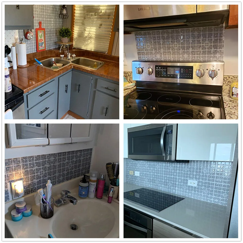 6 упак./лот 25 4*25 4 см 3D стикер на стену самоклеющиеся наклейки стены для декора