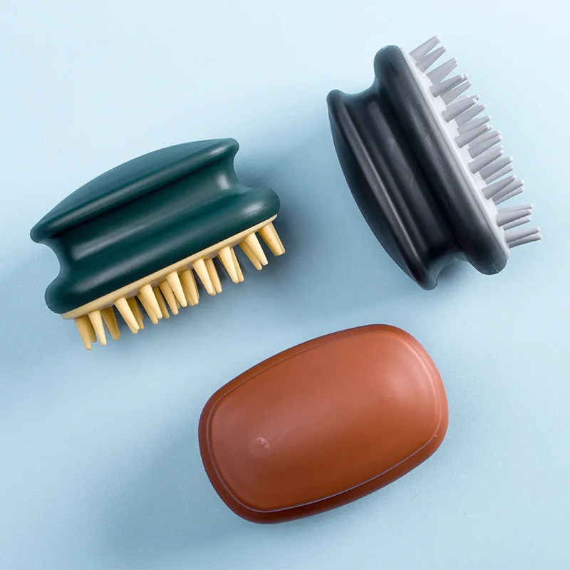 

Silicone Head Body Scalp Massage Brush Silicone Shampoo Brush Hair Washing Comb Shower Brush Bath SPA Massage Brush Hair Brush