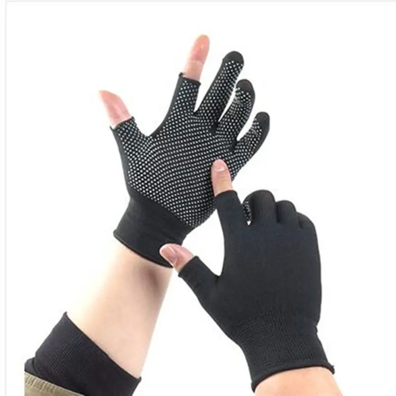 

Summer non slip Half Finger Gloves men and women Wear resistant nylon with high elasticity and five fingers for cycling