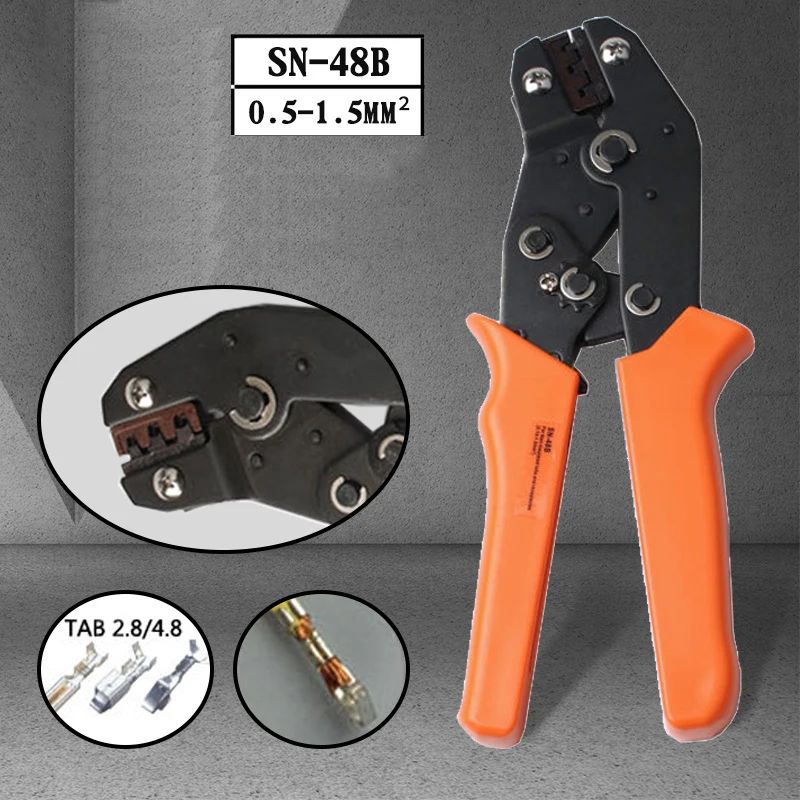 Клещи для обжимных клемм OT/UT/SV/RV клещи холодного обжима SN-02C SN-06WF SN-48B зажим