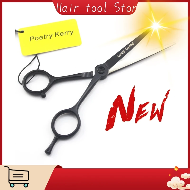 

Japan Imported 440c Single Tail Top High-end Hairdressing Scissors Barber Scissors Professional Salon Hairdresser Flat Shears