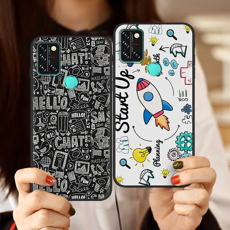 anti knock cute phone case for umidigi a9 proa9 pro 2021a9 max new arrival frosted cartoon full wrap tpu silicone new free global shipping