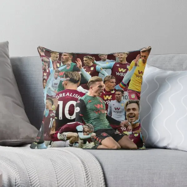 Наволочка для подушки с принтом Aston Villa Футбольный клуб легенды декоративный