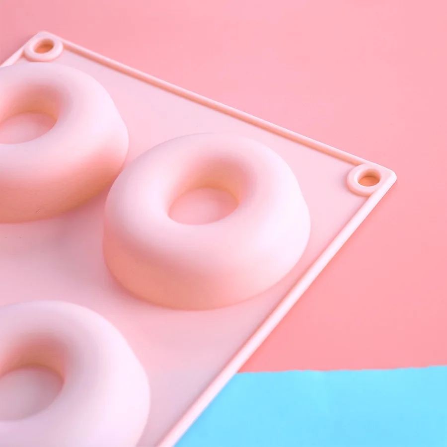 Силиконовая форма для пончиков антипригарная силиконовая 6 полноразмерных