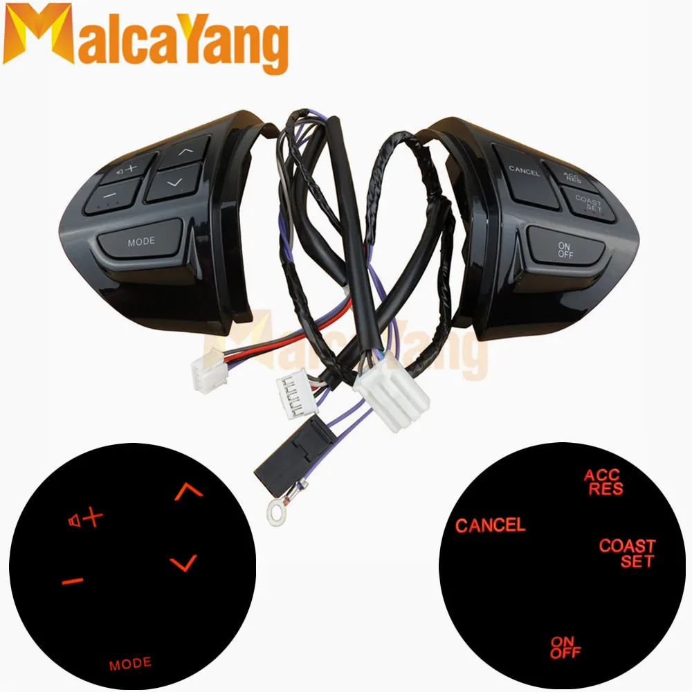 Для Mitsubishi Outlander 2007-2012 Bluetooth телефон круиз контроль руль переключатель черный