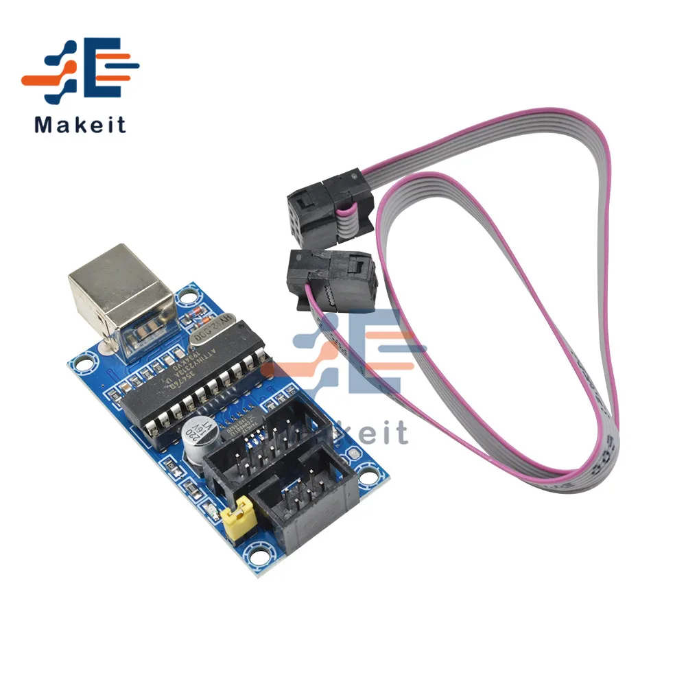 1 комплект USBTiny USBtinyISP AVR ISP программатор загрузчик для Arduino Meag2560 UNO R3 с 10pin Кабель