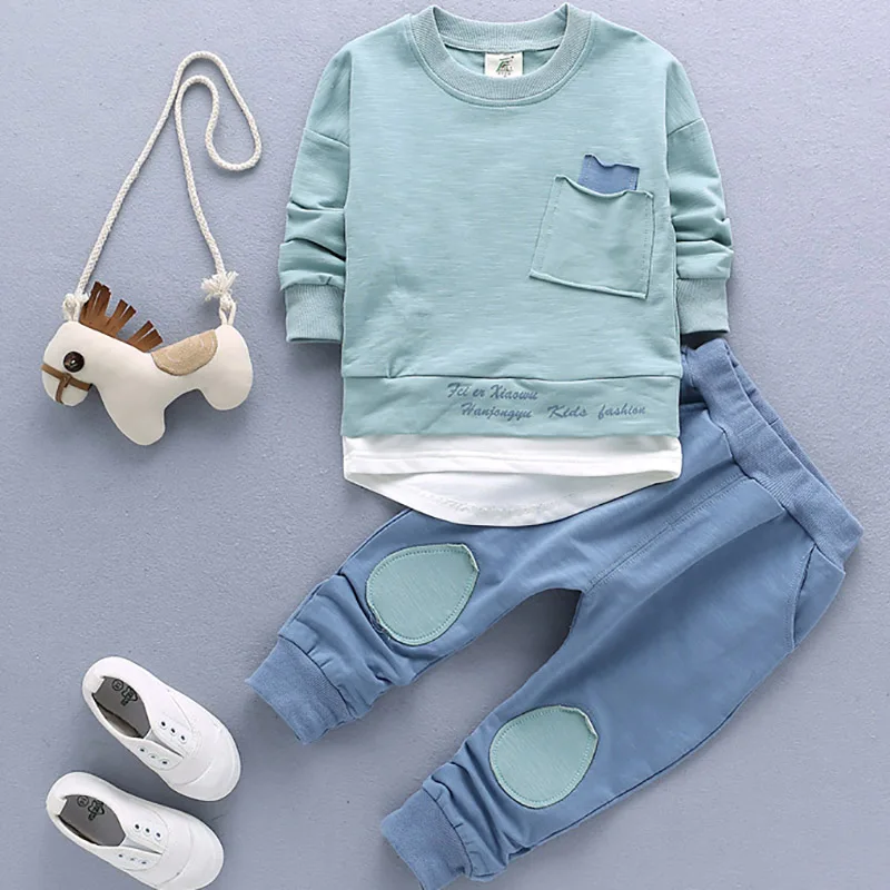 Комплекты детской одежды весна осень 2019 новая детская одежда из хлопка с