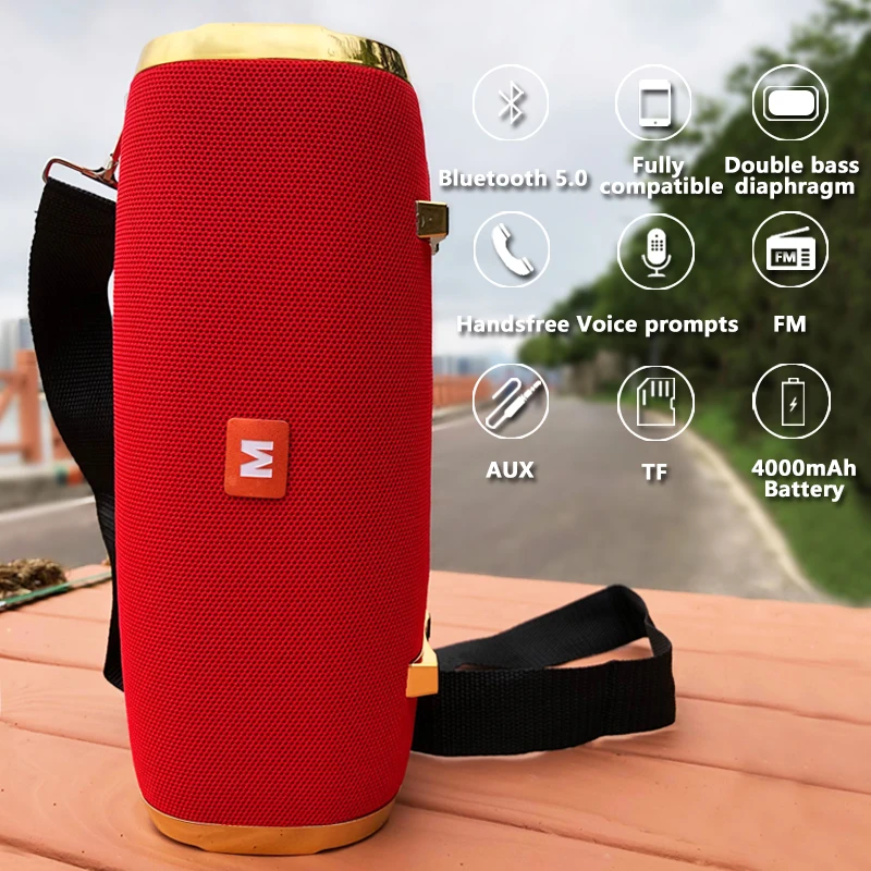 Портативная Bluetooth Колонка высокой мощности 50 Вт уличная Беспроводная колонка