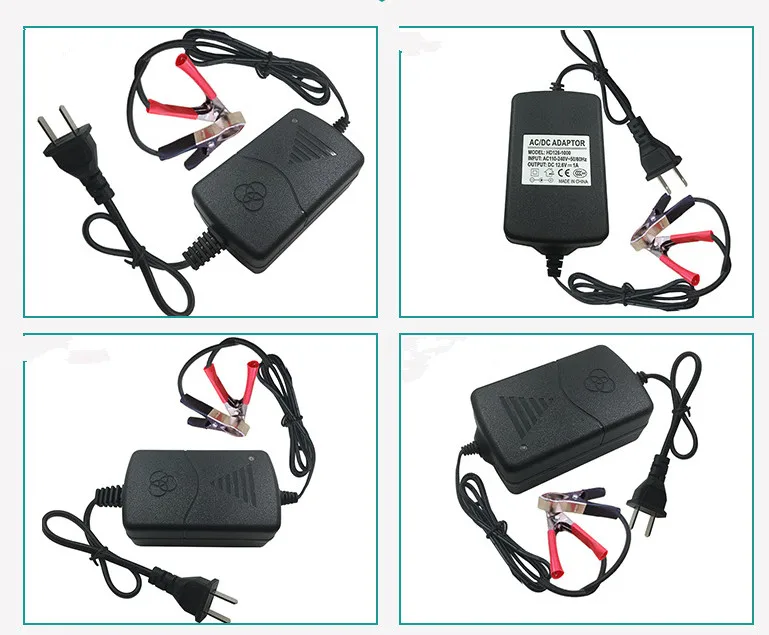 Новинка! Черная Автоматическая перезаряжаемая свинцово кислотная