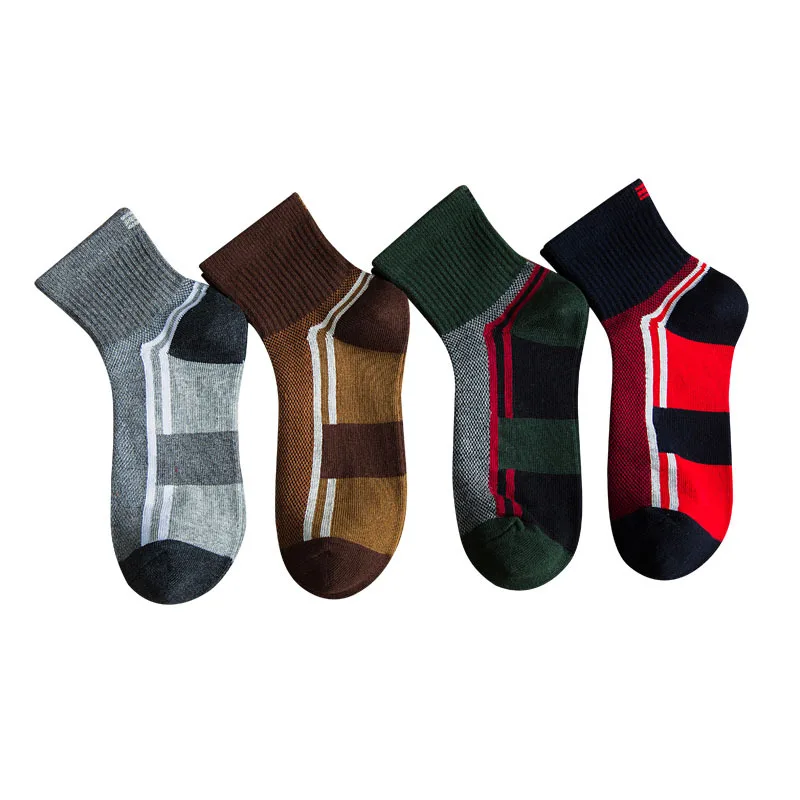 Мужские спортивные носки для бега пешего туризма вентиляционные хлопковые