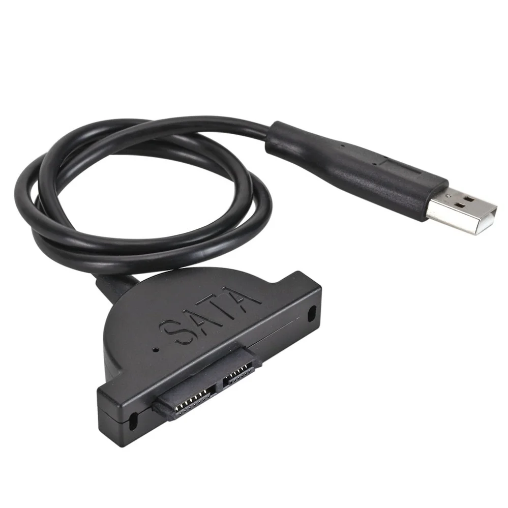 Адаптер PzzPss USB 2 0 для Mini Sata II 7 + 6 13Pin адаптер ноутбука CD/DVD ROM преобразователь Slim Line