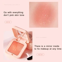 genuine nude makeup orange pink blush matte makeup lightweight blusher natural rouge cheek peach contouring for face cosmetic