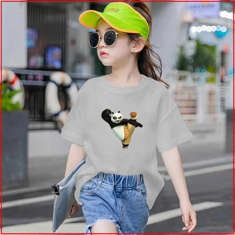 Летняя классная хлопковая футболка высокого качества для мальчиков и девочек