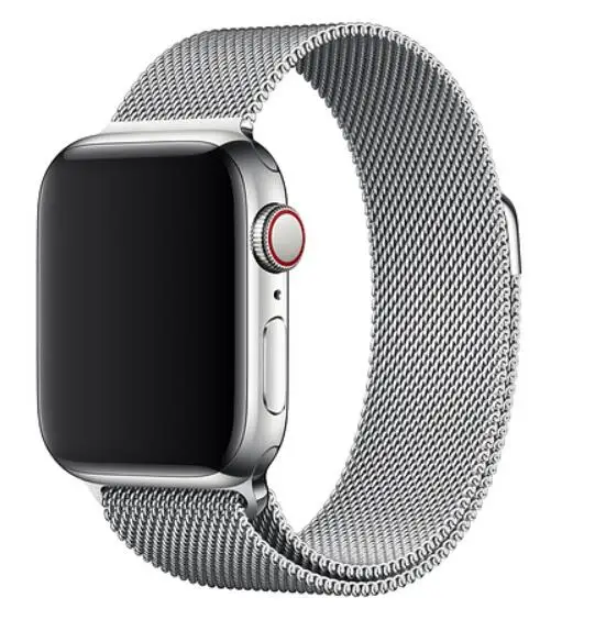 Ремешок из нержавеющей стали для Apple watch band SE 38 мм 40 металлический звеньевой