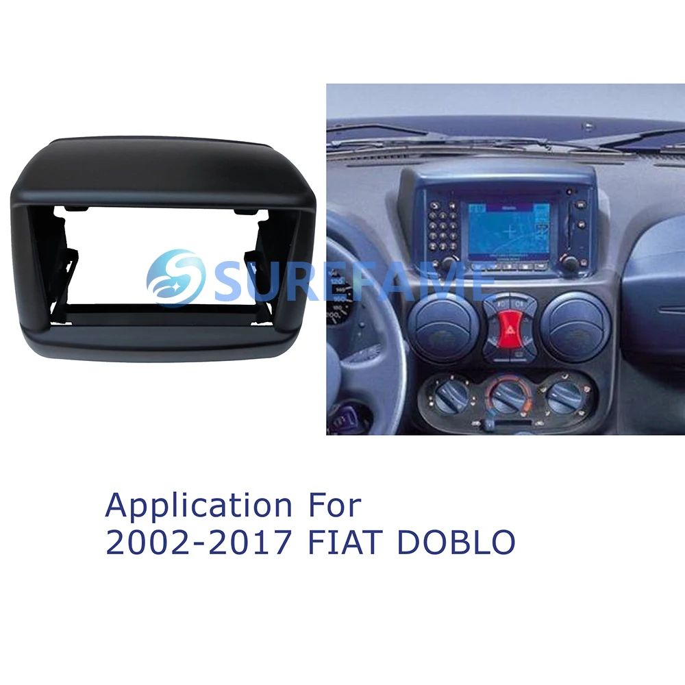 Автомобильная радиоустановка Fascia ДЛЯ 2002 2017 Fiat Doblo комплект для приборной панели
