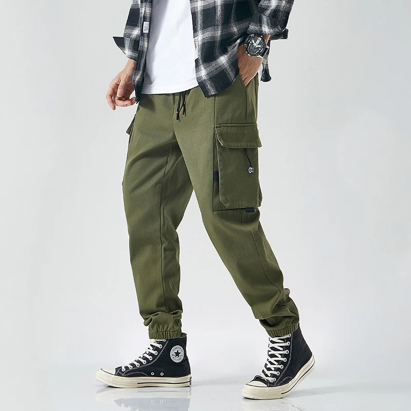

M-8XL Men Casual Cargo Pants Classic Outdoor Hiking Trekking Sweatpants Military Multi Pocket Trousers
