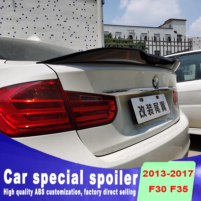 Спойлер для BMW 2012 2018 3 серии F30 2015 2020 м3 F80 спойлер из высококачественного АБС