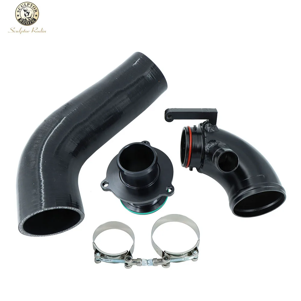 Silicone Intake Hose Pipe Turbo Inlet Elbow Muffler Delete For VW Golf MK7 R Audi 2015+ V8 MK3 A3 S3 TT ea888 3gen engine | Автомобили и