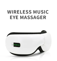 3d intelligent eye massage safe vibration air pressure hot compress bluetooth eye mask eye protector eye massage care device