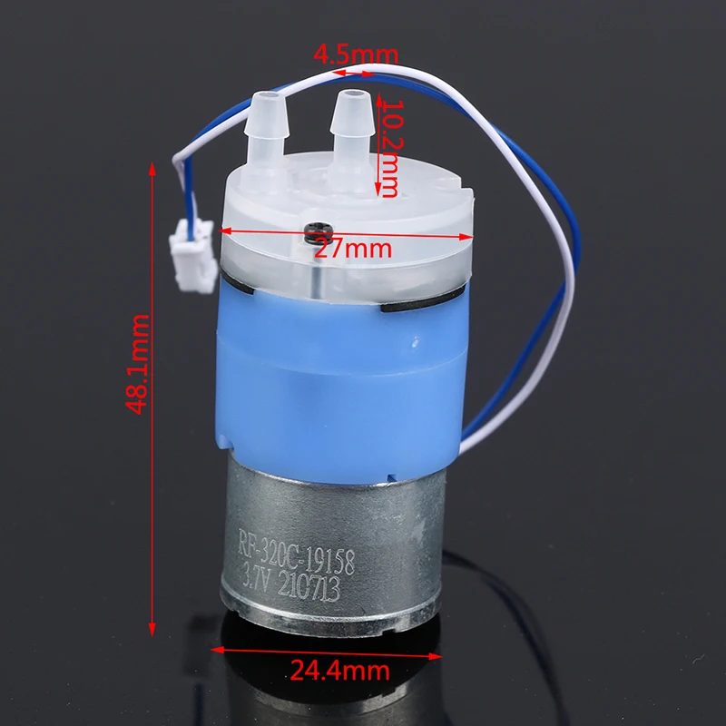 Микро водяной насос 3 7 в двигатель постоянного тока 320 маленький диафрагменный