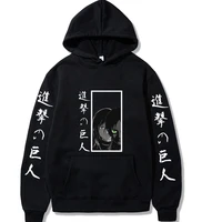 attack on titan eren yeager mikasa ackerman anime hoodie japan print cosplay hooded sweatshirt men sportswear streetwear hoodies