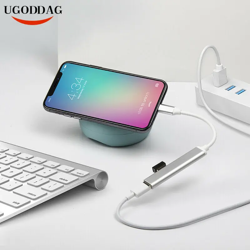 Разветвитель USB 3 0 на порта OTG-адаптер для IPhone 8 Pin-USB | Мобильные телефоны и