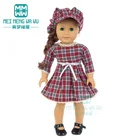 Новая кукольная одежда модные платья, джинсы, пальто, повседневная одежда для 18 дюймовых американских кукол аксессуары подарок для девочек