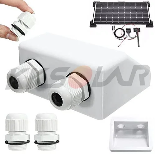 Кабельный сальник для крепления на крышу из АБС пластика с двойным