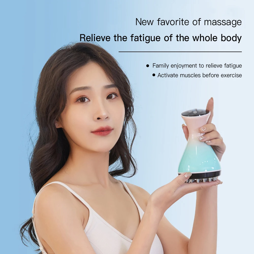 

Electric Gua Sha Rubbing Abdomen Vibration Tendon Dredge Home Full Body Massage Micro Current Beauty Instrument Manufacturer