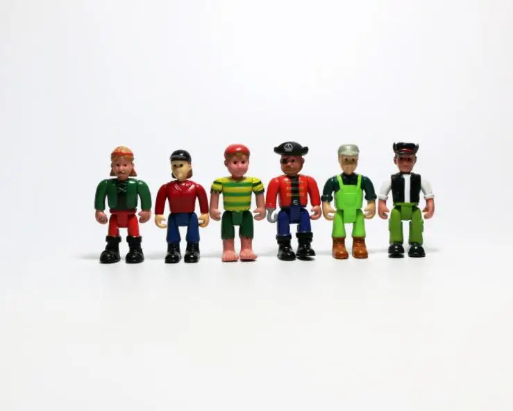 

30 шт./лот Мультяшные фигурки героев, человек, инженер, рабочий, модель 5-6 см, детские игрушки, украшения для дома, подарок на день рождения