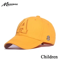 children baseball cap hat summer sun caps for baby boy girl adjustable cotton eaves letter baseball kid sport outdoor caps hats