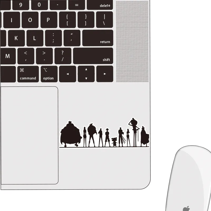 Цельные черные наклейки для ноутбука чехла путешествий водонепроницаемые ПВХ