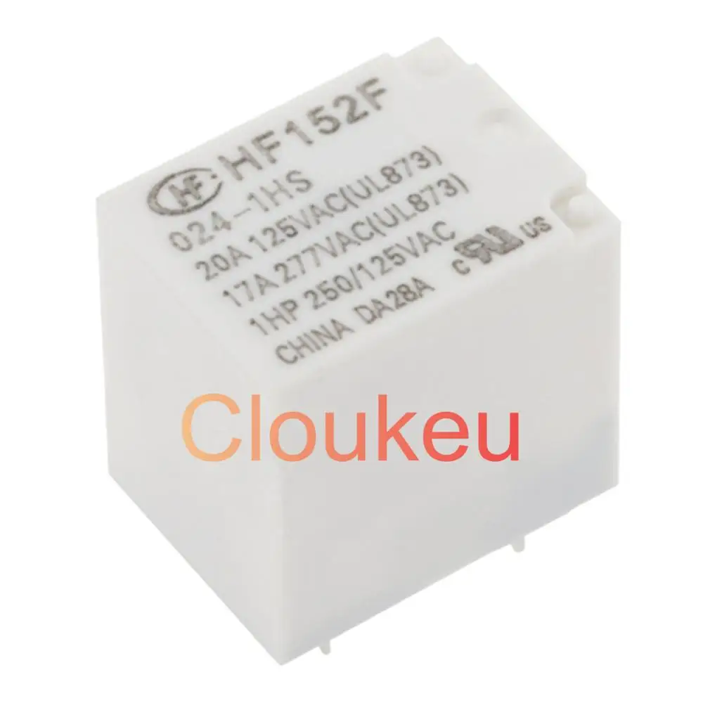 Реле HF152F-005 012 024-1HS 1ZS 5 В 12 24 постоянного тока 15A 17A 4pin 5pin | Обустройство дома