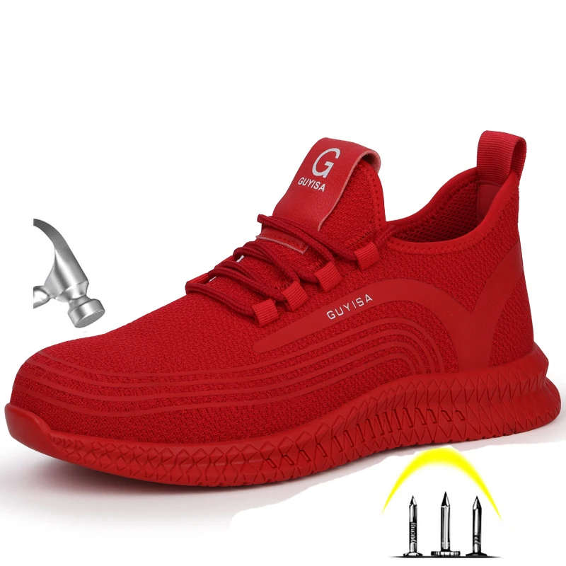 

Drop Shipping Indestructible Shoes Men Steel Toe Protective Work & Safety Shoes Men Anti Smashing Puncture Proof Safety Boots