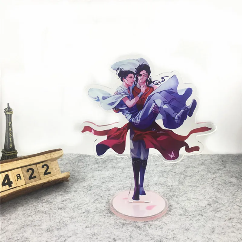 8 Tian Guan Ci Fu мультяшный акриловый брелок Hua cheng Xie lian, модный персонализированный брелок для ключей, аксессуары portachiavi Llavero 15 см - Цвет: 8