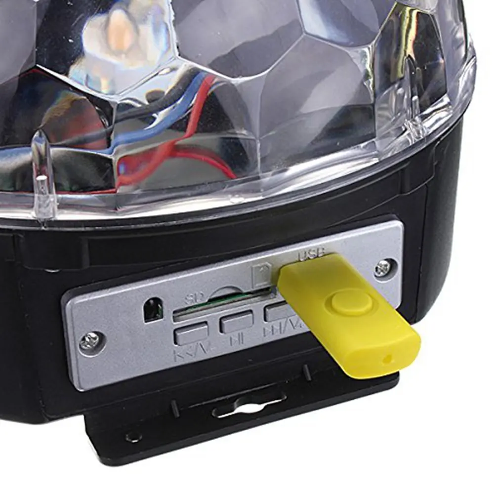 Сценическое освещение светодиодное вращающееся со звуковой активацией |