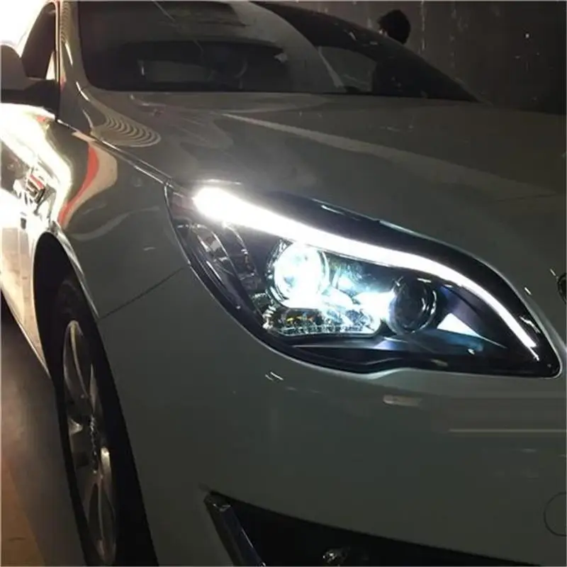 Наружные Drl дневные Neblineros Luces Para Авто Стайлинг светодиодные ходовые Автомобильные фары передние противотуманные фары 13 для Buick Regal
