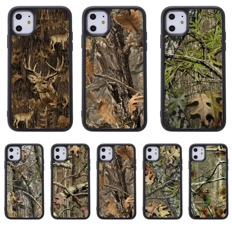 

Realtree Real Tree Camo Phone Case for iphone 11 12 13 pro se 20 max xr xs x 7 8 6s plus mini Fundas cover PC&TPU