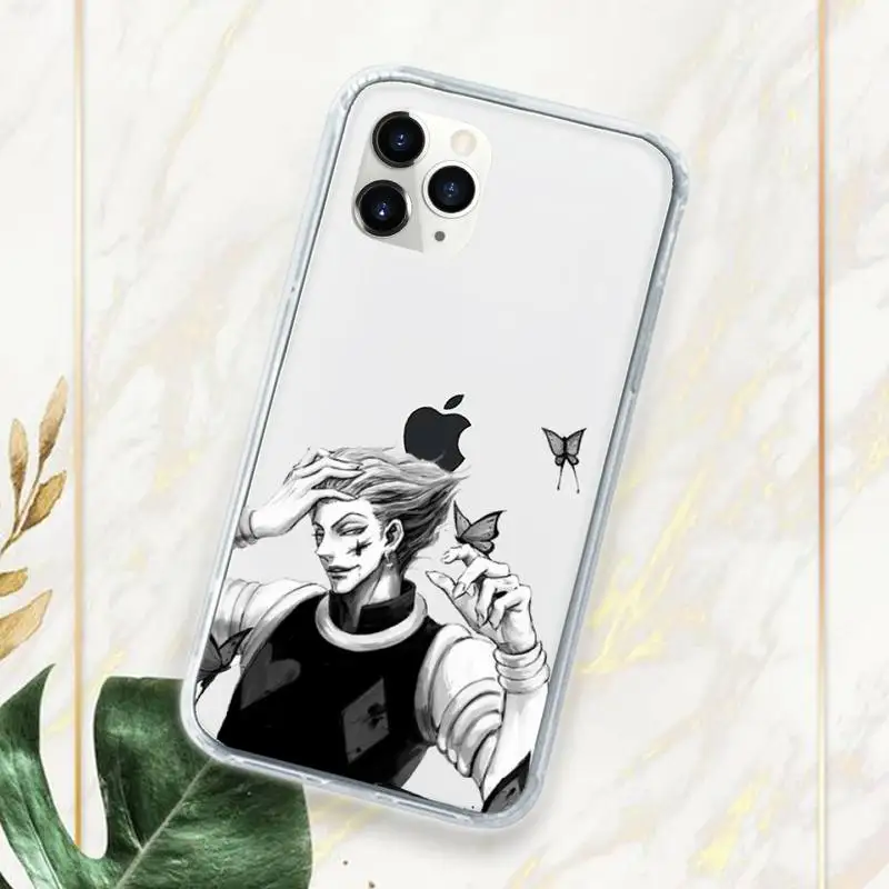 

japan hunter x hunter Anime Comics Phone Case Transparent Clear for iPhone 11 12 mini pro XS MAX 7 8 6 6S Plus X 5S SE 2020 XR