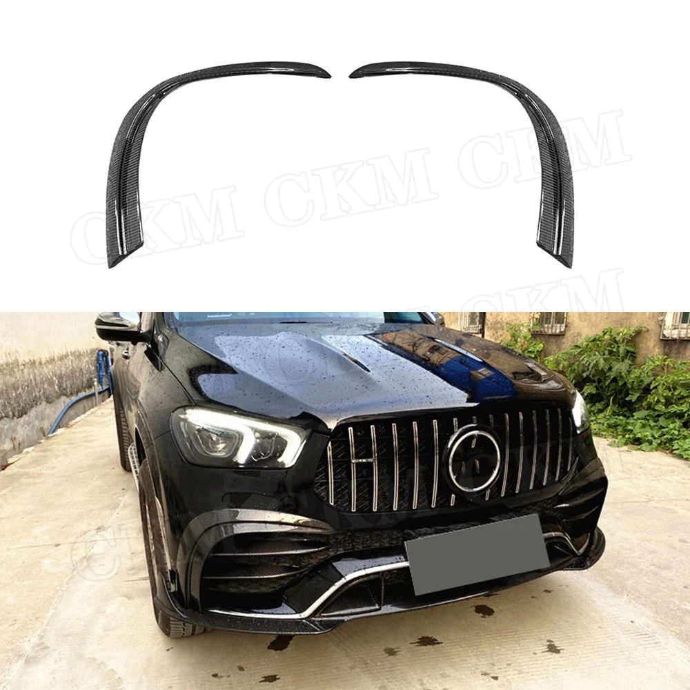 

Dry Carbon Fiber Front anards Splitters Rear Bumper Fins for Mercedes Benz GLE Class W167 GLE53 AMG SUV 2020 UP Auto Car Styling