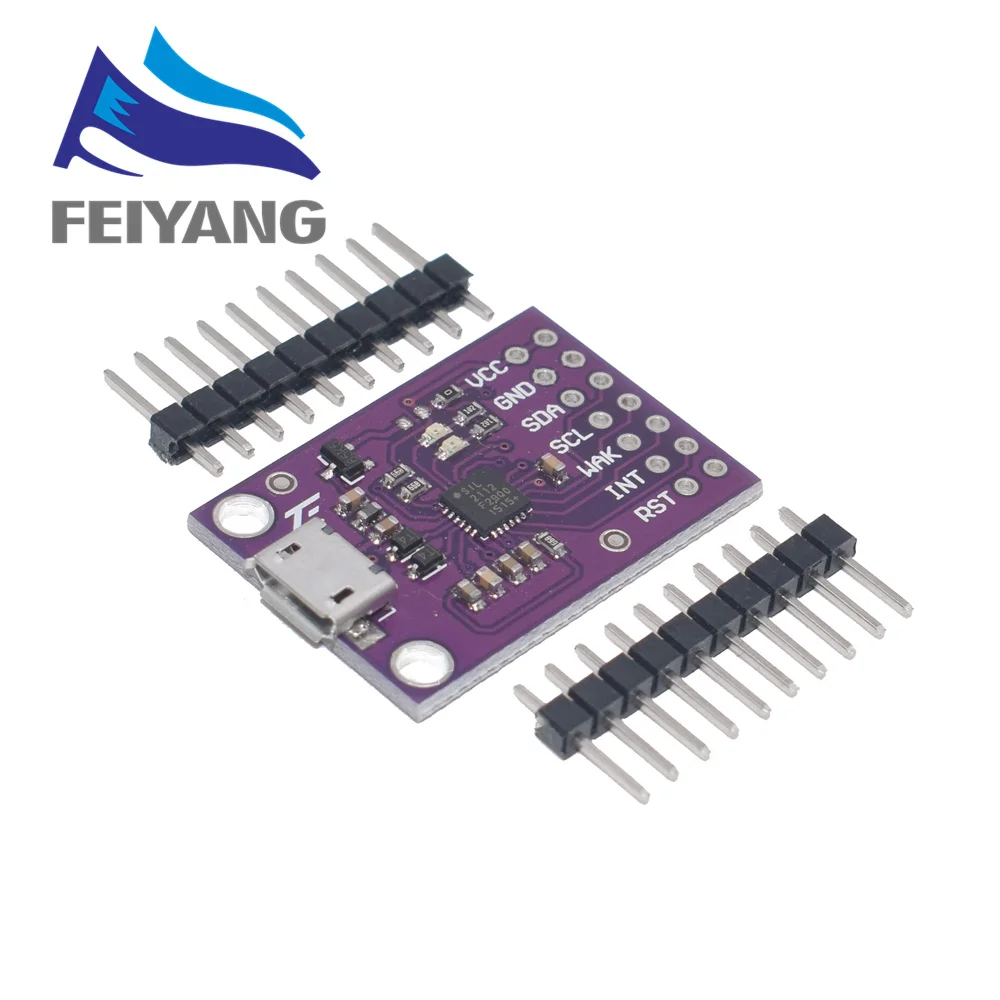 CP2112 плата отладки USB к SMBus I2C коммуникационный модуль 2 0 MicroUSB 2112 оценочный комплект
