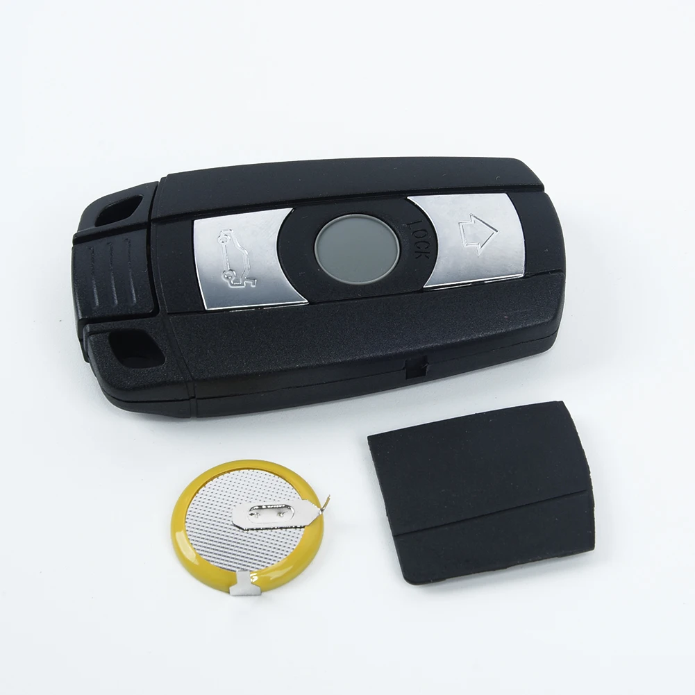 Брелок для автомобильного ключа с 3 кнопками и батареей BMW 1 5 6 7 серии E60 E70 E81 E90 E91